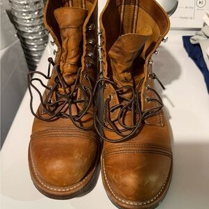 Men's Red Wing Brown Leather Boots